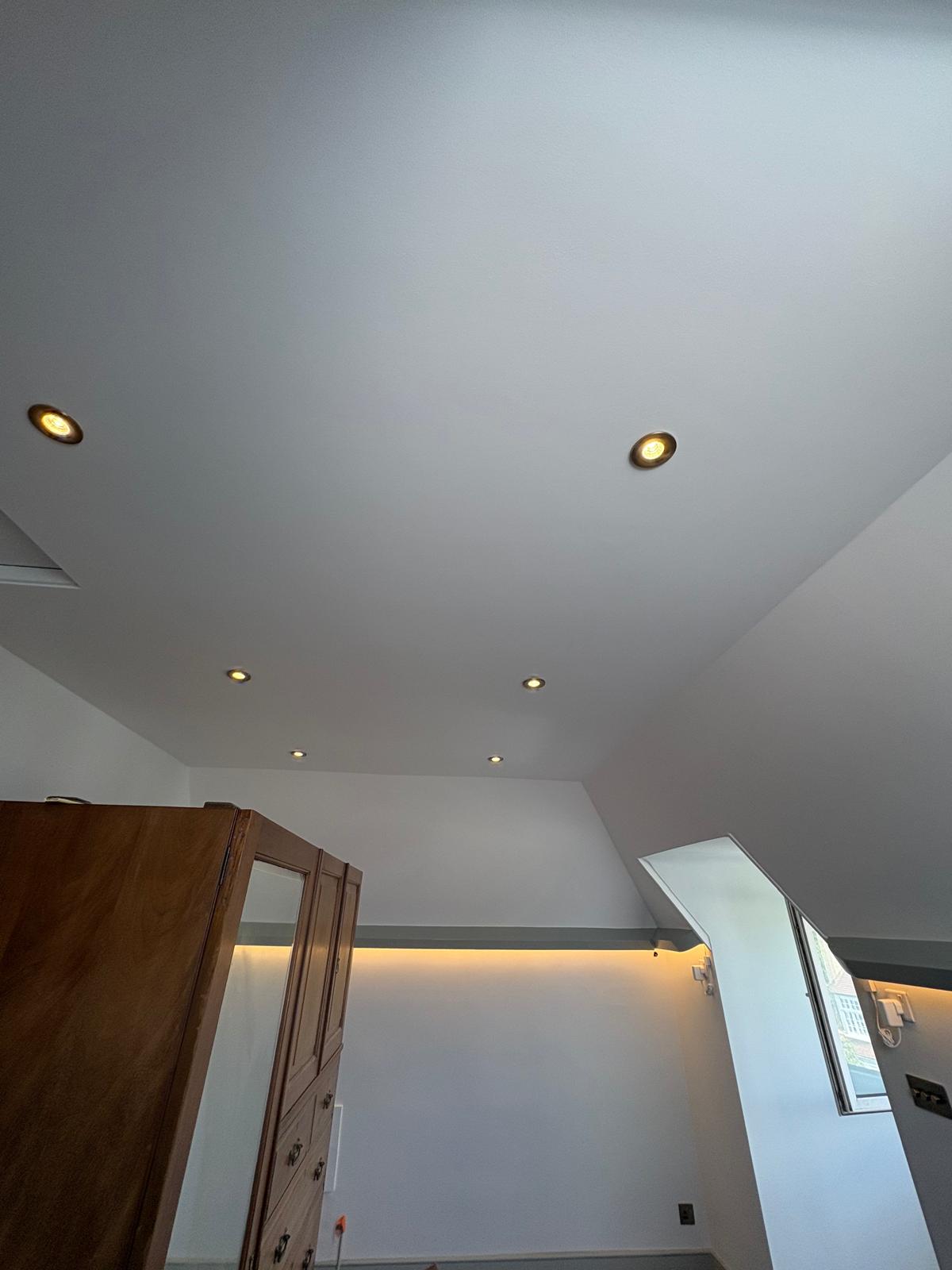 Garden and patio lighting installation