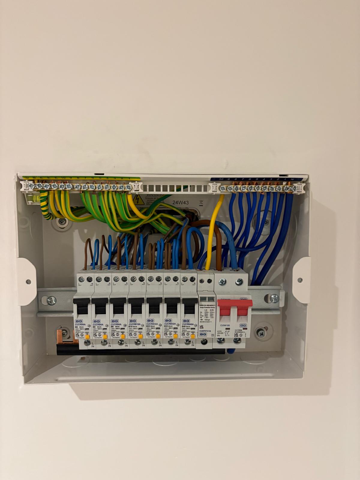 Data cabling and network points